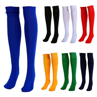 ✻∈MIDN Unisex Football Plain Long Sock Sport Knee High Large Hockey Soccer Rugby Stocks (1)