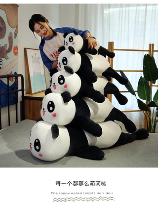 Creative panda plush toy doll large pillow cute doll child hug bear birthday gift (7)