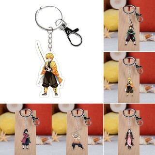 Demon Slayer Kimetsu No Yaiba Anime Peripheral Q Edition Keychain Hand-made Gifts