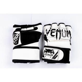 MMA Venum Boxing Leather Gloves Tiger Muay Thai Gloves One Size