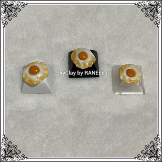 handmade realistic food egg artisan keycap