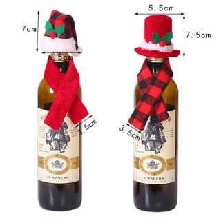 Pjquanyong1 Yixing Santa Claus Wine Bottle Cover Christmas Decorations For Home 2020 Cristmas Decor Christmas Ornament