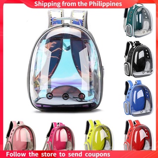 ◇Pet dog Cat Backpack Carrier Bag Bubble space Capsule Puppies Bag for Travel Hiking and Outdoor Use