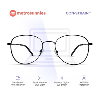 MetroSunnies Jasper Specs (Black) Con-Strain Anti Radiation Eye Glasses Photochromic For Men Women (2)