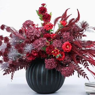 Flower arrangement artificial flowers fake flowes design for home decor fake flower