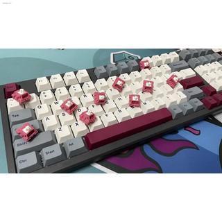 ▥❣KTT Content Wine Red Grapefruit Seasalt Peach Switch Linear Switch for Mechanical Keyboard 3 Pin 1 (3)