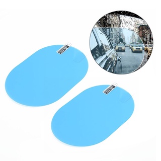 2pcs Rainproof Car Rearview-Mirror Sticker Anti-Fog Protective Film Rain Shield