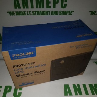 ❁Prolink 650va PRO701SFC UPS with built-in AVR