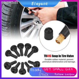 ۞■♨Car TR415 Tyre Stem Tire In Valve Wheel Snap 10Pcs Rubber