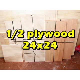 ❄1/2 PLYWOOD 24x24 (pre-cut)(machine cut)☚