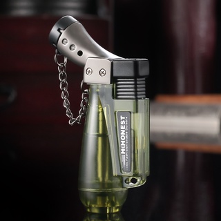 Honest Creative Windproof Lighter Inflatable Igniter Incense Cigar Spray Gun Direct Punching High Te