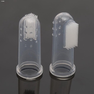 CAT BRUSH◕❁Pet Dog Soft Silicone Finger Toothbrush Cleaner Cat Teeth Cleaning (2)