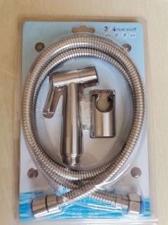 304 stainless steel bidet set spray faucet toilet washer small shower head for bathroom bidet hose (5)