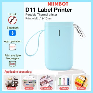 LtR9 NIIMBOT Label Printer D11 Smart Label Printer Portable Printer Bluetooth Thermal Label Printer