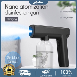 300ML Wireless Electric Sanitizer Sprayer Disinfects Blue Light Nano Steam Spray Gun For Home Office