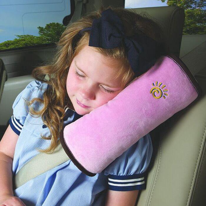 Baby Car Soft Headrest Seatbelt Cushion Neck Pillow Vehicle Seatbelt Strap Harness Head Pad Cover (1)
