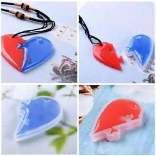 2Pcs/set Love locks for lovers Pendant Silicone Molds For Resin DIY Jewelry Making Epoxy Resin Mould Jewelry Tools