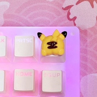 Kawaii Pikachu ♡ Keycap keycaps for Mechanical Keyboard CherryMx Gateron Kailh Switch yellow