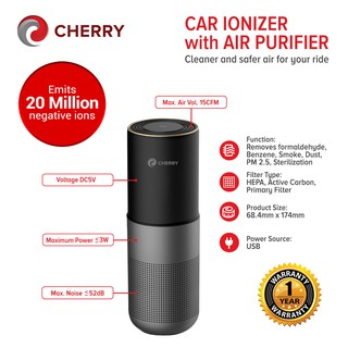 Cherry Car Ionizer with Air Purifier (5)