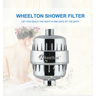 Bathroom Shower Filter Bathing Water Filter Purifier Water Treatment Health Softener Chlorine Removal (2)