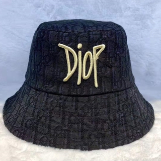 2021 spring new D letter embroidery fisherman hat Korean fashion casual pot hat sun protection sun hat female