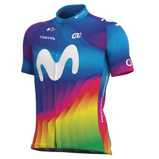 2021 Team Movistar Team Clothing Bike Jersey 20D Pads Shorts Set Mens Quick Dry Pro BICYCLING Maillot Culotte Wear (3)