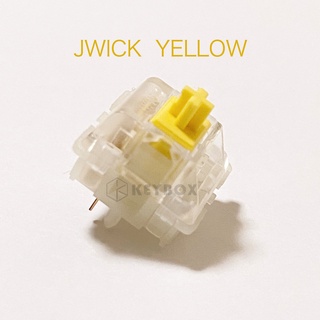 Keybox EverGlide Linear White Yellow Red Switches By JWK JWICK