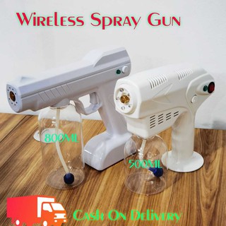FREE 100ML Liquid Wireless Spray Gun Nano Atomizing Sprayer Low Temperature UV Disinfection Gun Mist (1)