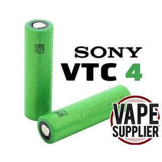 Legit Sony 18650 VTC4 Battery 2100mah 30A Top Flat Vape E-cig (2pcs) SONY VTC