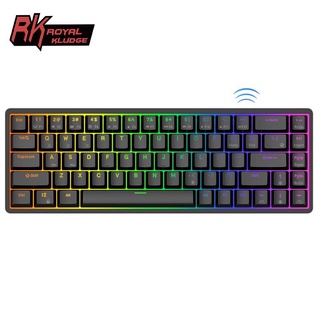 ✾Royal Kludge RKG68/RK837 Hot-swappable Wireless Bluetooth Mechanical Keyboard Tri-mode Bluetooth 2 (3)