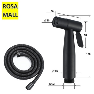 Rosa Mall 304 Stainless Steel Handheld Bidet Spray Shower Set Toilet Sprayer Douche kit Bidet Faucet (7)
