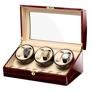 Melancy 6+7 Luxury Modern Watch Winder Mute Motor Wooden Automatic China Dual Watch Storage Box