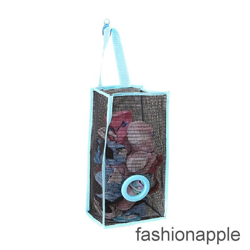 FAPH Hanging Kitchen Garbage Bag Storage Packing Shopping Bag Retro Fashion (2)