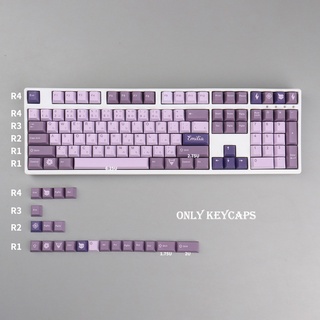 GMK Frost Witch Keycaps PBT DYE-Sublimation Mechanical Keyboards Key Cap 129 Keys Cherry Profile For MX Switch (9)