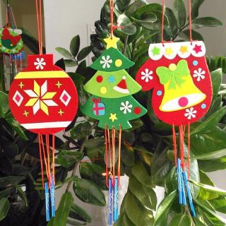 BBWORLD Christmas Wind Chime Assorted Diy Wind Bell Tree Hanging Decoration Christmas Accessories