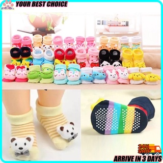 3D Baby Socks Baby Cartoon Socks Anti Slip Cute Cotton Cartoon Sock Cute Newborn Baby Sock