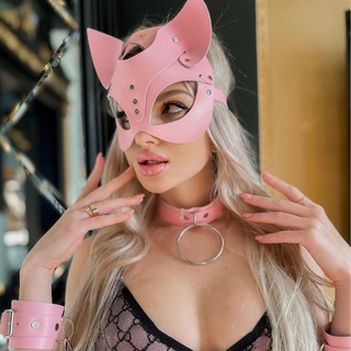BDSM Erotic Leather Fox Mask Cospaly Fantasy Fetish Adult 18 Erotic Sex Toys for Woman Couples Games