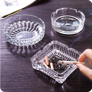 1pc European Crystal Glass Ashtray Creative Personality Living Room Office Cafe Hotel Rooms