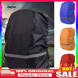 [Big Sale] SKY Outdoor Travel Reflective Night Safety Backpack Rain Cover Waterproof Protector