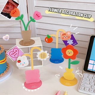 <24h delivery> W&G Flower decoration multifunctional acrylic note holder