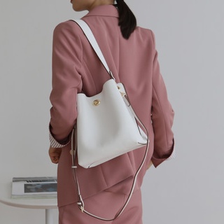 —✣Italy ZAMP leather portable bucket bag female 2021 new design simple versatile large capacity cros
