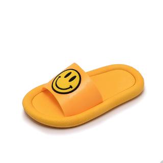 New Summer Children Slippers Comfortable Smile Face Candy Color Shoes For Boys Girls Kids