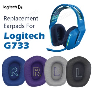 Earpads Replacement for Logitech G733 Headphone Memory Foam Cushion Original Mesh Comfortable Breathable Sponge Earcup