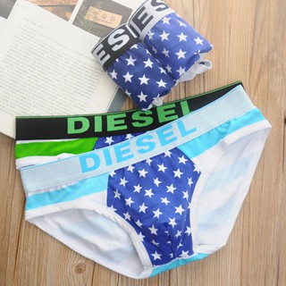 Men US Flag Briefs Man Quality Cotton Brief Boy Underwear