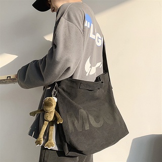 Men Canvas Messenger Bag Large Capacity Casual Shoulder Bag ibDM (9)