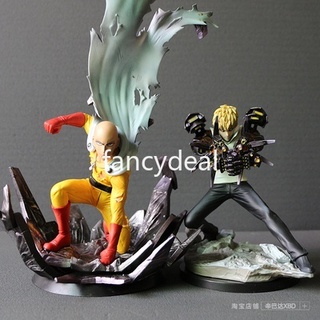 Anime Tsume ONE PUNCH MAN Saitama Genos POP Figma 310# PVC Action Figure Collection Toy 15cm