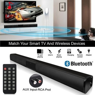 【Stock】 BS28B Wireless Bluetooth Soundbar Speaker TV Home Theater Soundbar Subwoofer with RCA Line