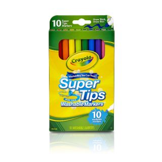 Crayola super tips washable markers 10s