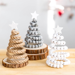 Christmas Tree Wooden Decorations Creative Nordic Ins High Quality Wooden Christmas Tree Decoration Small Ornaments Home Decor