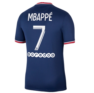 Top Quality 2021-2022 PSG Jersey Paris Saint-Germain 7 Mbappe Home soccer Jersey Home Football jerse